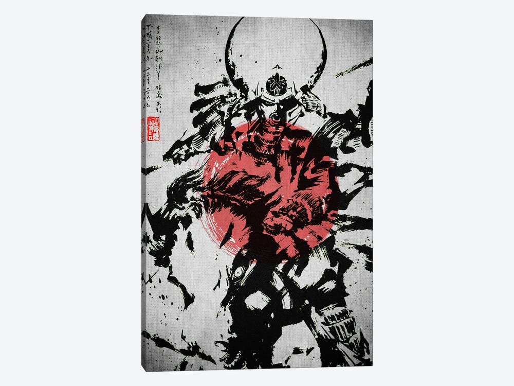 Samurai Fighter by Joseph Fernando 1-piece Canvas Print
