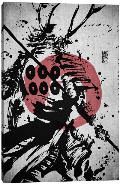 Samurai Hokage Canvas Art Print - Samurai Art