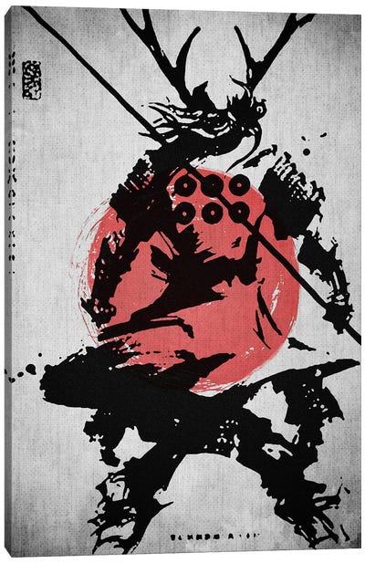 Samurai Hokage II Canvas Art Print - Joseph Fernando