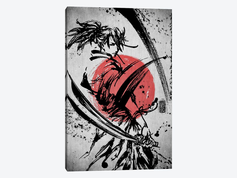 Samurai Slash by Joseph Fernando 1-piece Art Print