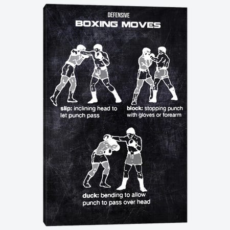 Boxing Moves Canvas Print #JFD147} by Joseph Fernando Canvas Art