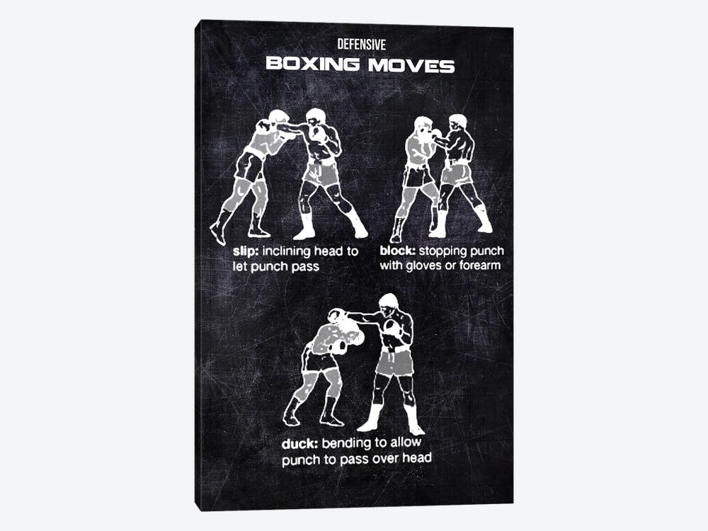 Boxing Moves by Joseph Fernando 1-piece Canvas Wall Art
