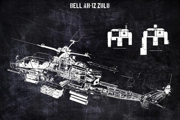 Aviation Blueprints: Bell Ah-1z Zulu by Joseph Fernando