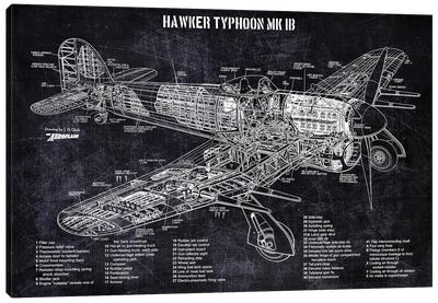 Hawker Typhoon MK IB Canvas Art Print - Joseph Fernando