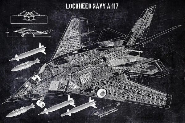 Aviation Blueprints: Lockheed Navy A-117 by Joseph Fernando