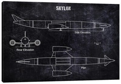 Skylon Canvas Art Print - Electronics & Communication Blueprints