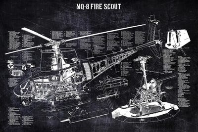 MQ-8 Fire Scout by Joseph Fernando canvas print