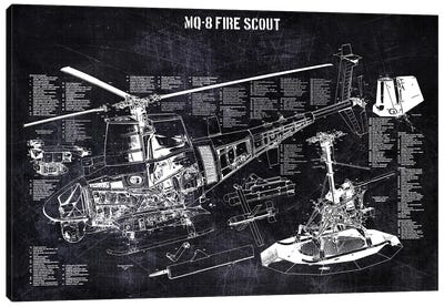 MQ-8 Fire Scout Canvas Art Print - Joseph Fernando