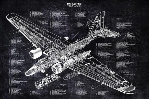 Airplanes: WB-57F by Joseph Fernando