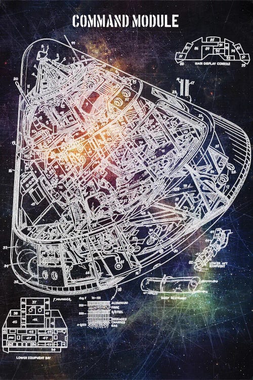 Command Module by Joseph Fernando wall art