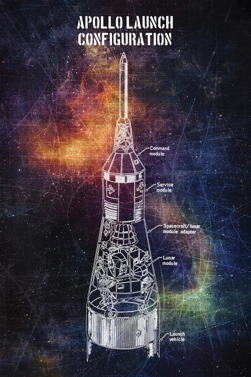 Apollo Launch by Joseph Fernando wall art