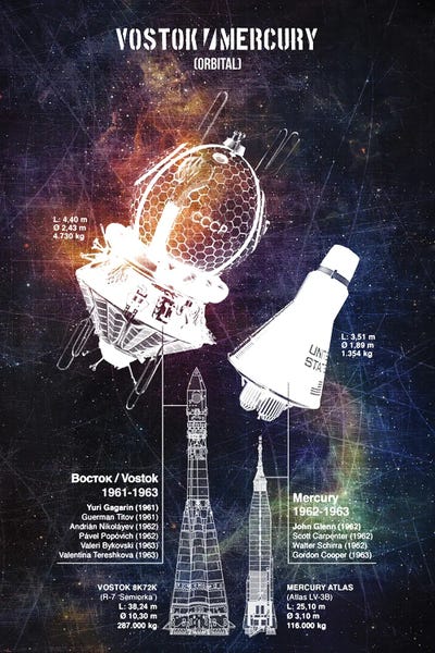 Engineering & Machinery Blueprints: Mercury Mercury by Joseph Fernando