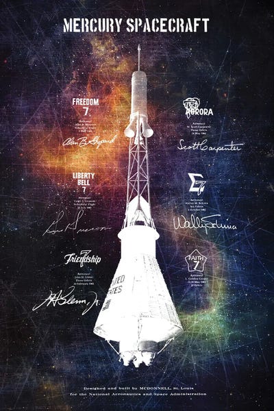 Engineering & Machinery Blueprints: Mercury Spacecraft I by Joseph Fernando