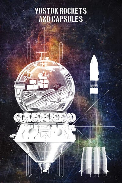 Engineering & Machinery Blueprints: Vostok Rockets II by Joseph Fernando