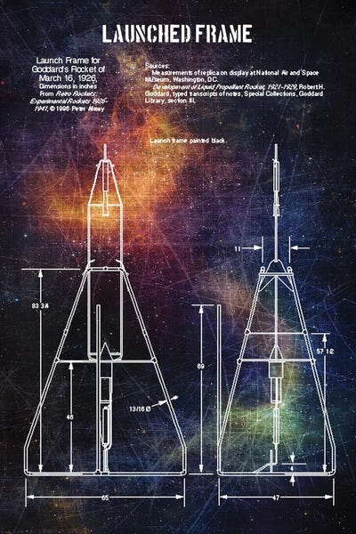 Engineering & Machinery Blueprints: Launched Frame by Joseph Fernando