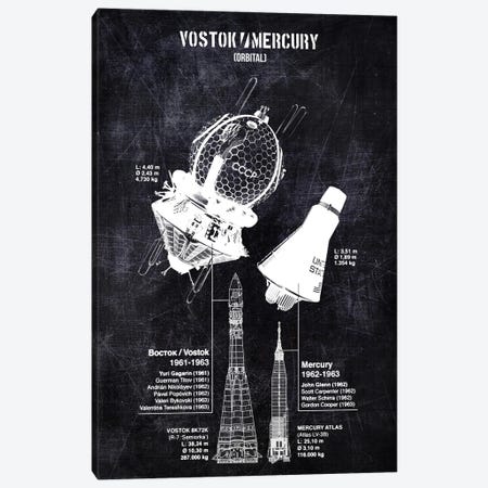 Vostok Mercury Canvas Print #JFD18} by Joseph Fernando Canvas Print