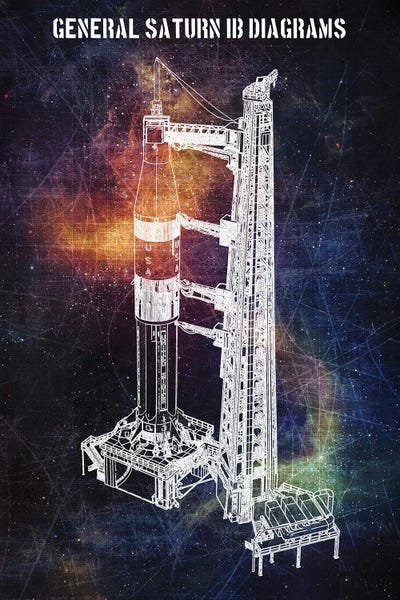 Engineering & Machinery Blueprints: General Saturn IB Diagrams by Joseph Fernando