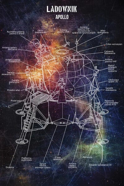 Engineering & Machinery Blueprints: Lądownik Apollo by Joseph Fernando