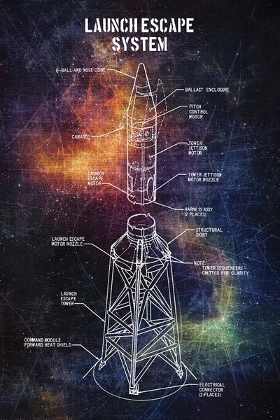 Engineering & Machinery Blueprints: Launch Escape by Joseph Fernando