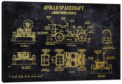 Apollo Spacecraft Canvas Art Print - Joseph Fernando