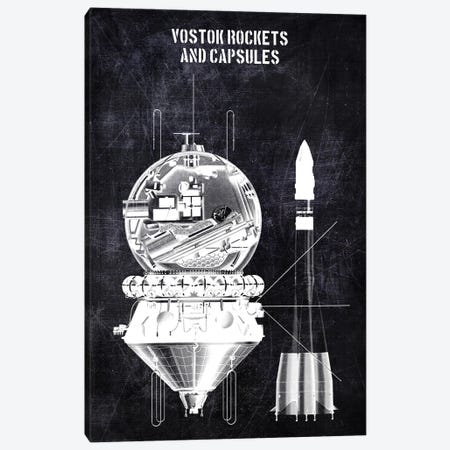 Vostok Rockets Canvas Print #JFD20} by Joseph Fernando Canvas Art
