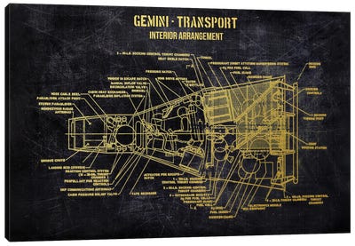 Gemini - Transport Canvas Art Print - Joseph Fernando