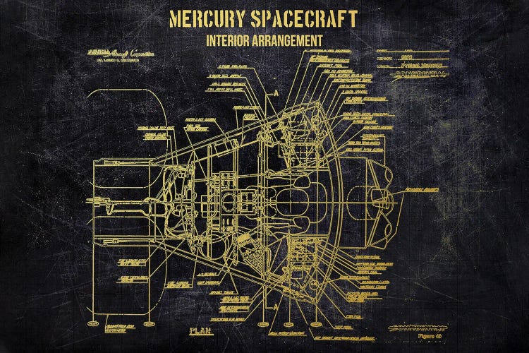 Mercury Spacecraft Gold