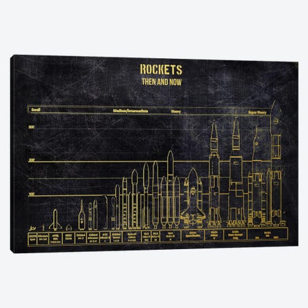 Rockets Size Canvas Print #JFD231} by Joseph Fernando Art Print