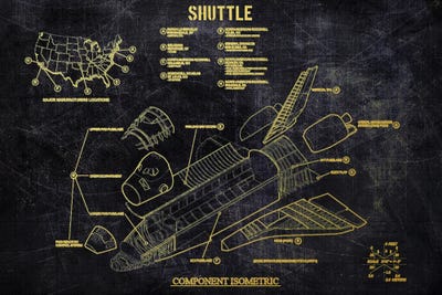 Shuttle by Joseph Fernando canvas print