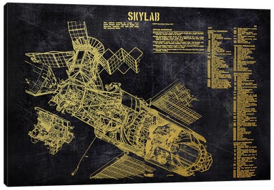 Skylab Canvas Art Print - Joseph Fernando