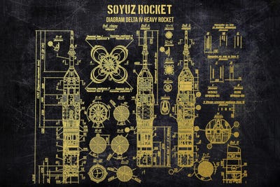 Delta Iv Heavy by Joseph Fernando canvas print