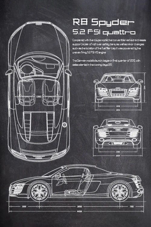 R8 Spyder V.2 by Joseph Fernando wall art