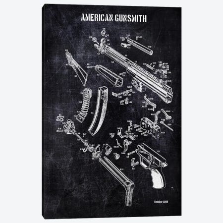American Gunsmith Canvas Print #JFD25} by Joseph Fernando Canvas Print