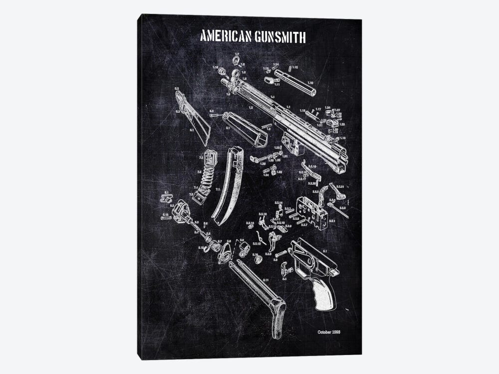 American Gunsmith by Joseph Fernando 1-piece Canvas Art Print
