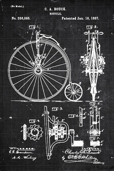 Bicycle by Joseph Fernando art print