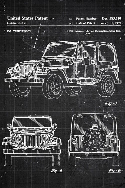 Jeep Wrangler by Joseph Fernando wall art