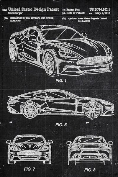 Aston Martin by Joseph Fernando art print