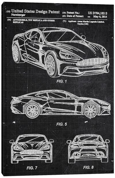 Aston Martin Canvas Art Print - Aston Martin