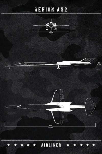 Aviation Blueprints: Aerion AS2 by Joseph Fernando