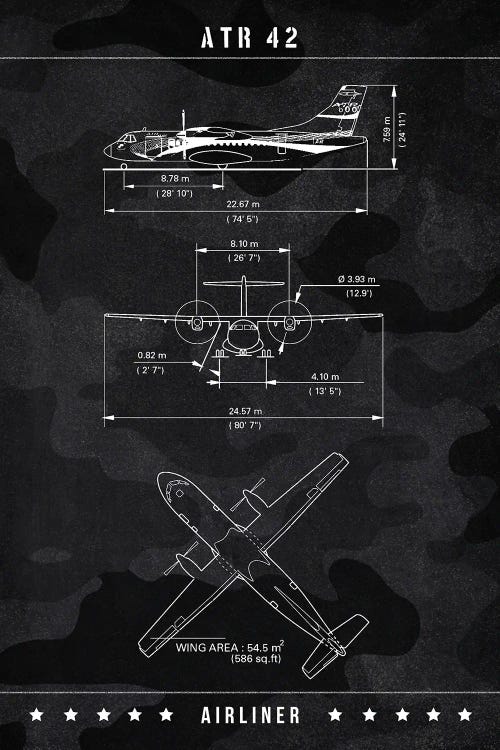 ATR 42 by Joseph Fernando wall art