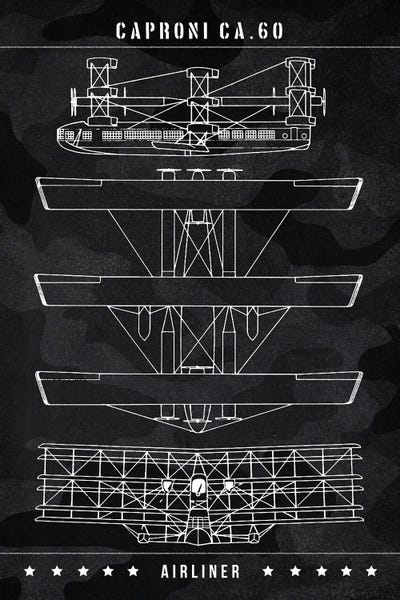 Aviation Blueprints: Caproni Ca.60 by Joseph Fernando