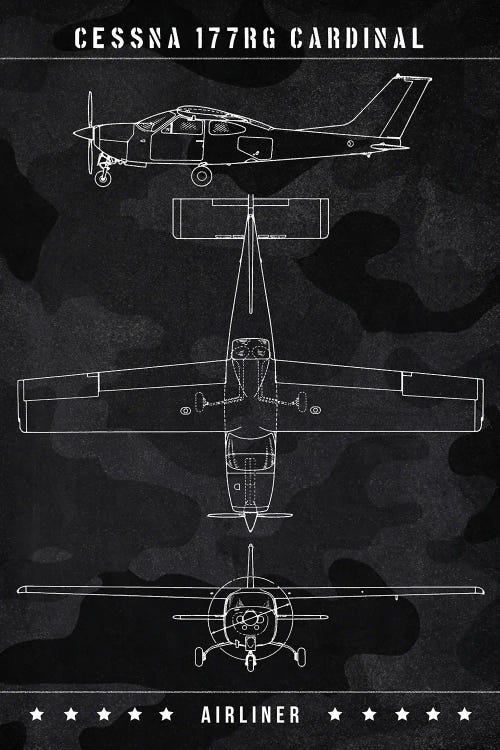 Cessna 177RG Cardinal by Joseph Fernando wall art