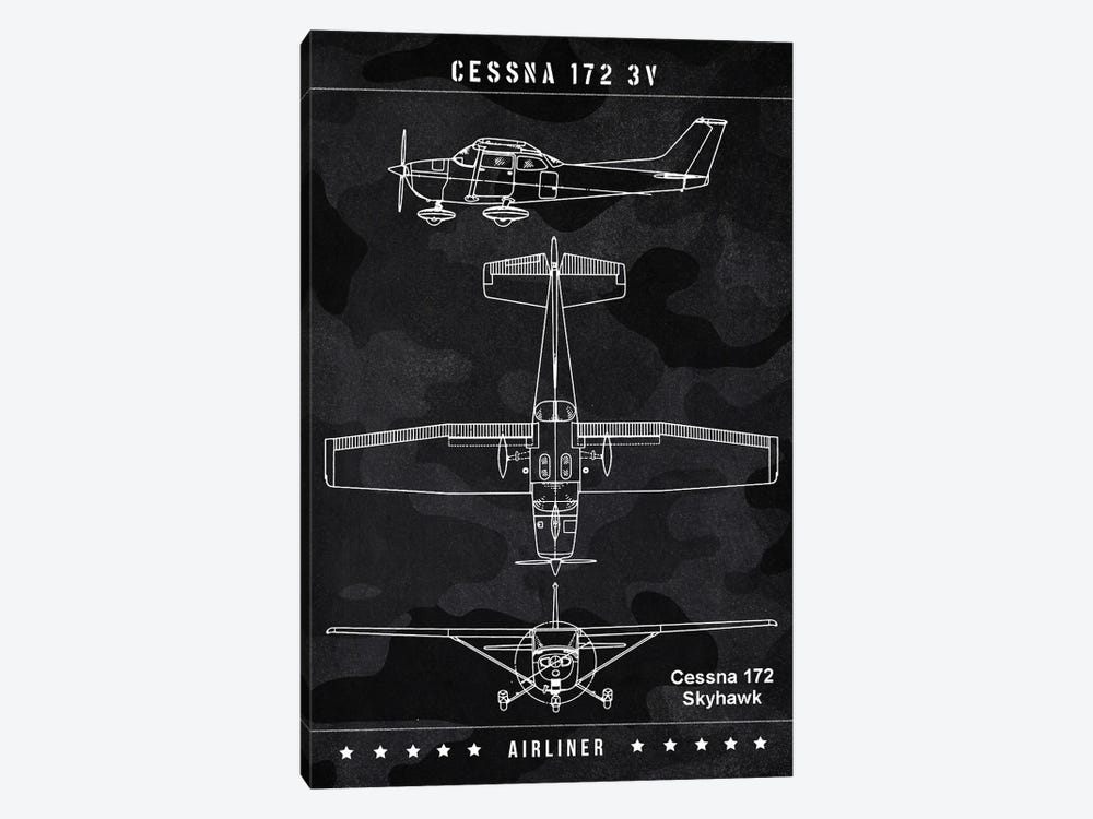 Cessna by Joseph Fernando 1-piece Canvas Art Print