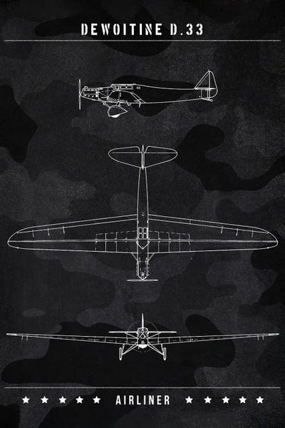 Aviation Blueprints: Dewoitine D.33 by Joseph Fernando