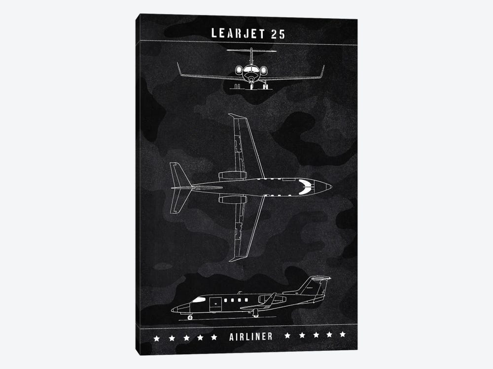 Learjet II5 by Joseph Fernando 1-piece Canvas Art Print