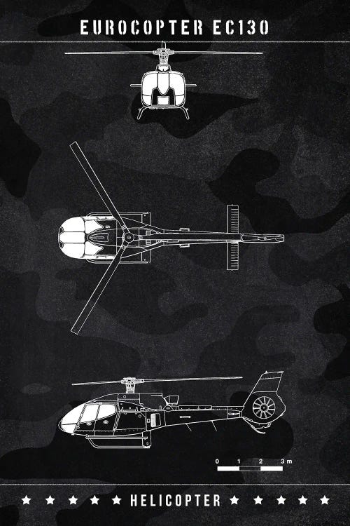 Eurocopter Ec130 by Joseph Fernando wall art