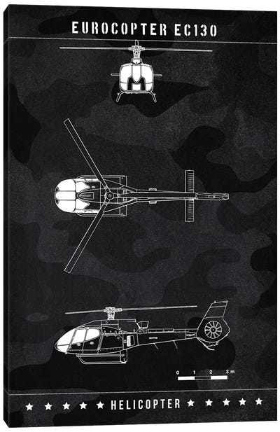 Eurocopter Ec130 Canvas Art Print - Joseph Fernando