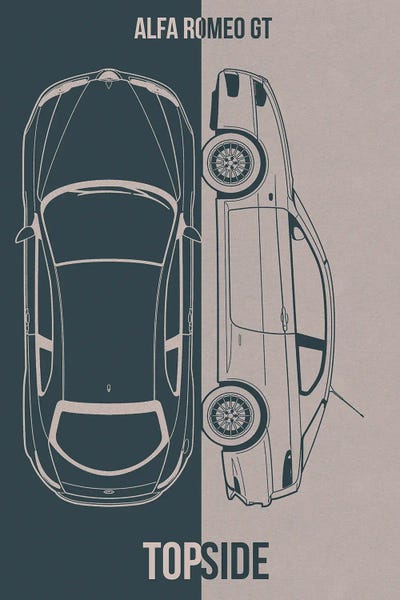 Automobile Blueprints: Alfa Romeo Gt by Joseph Fernando