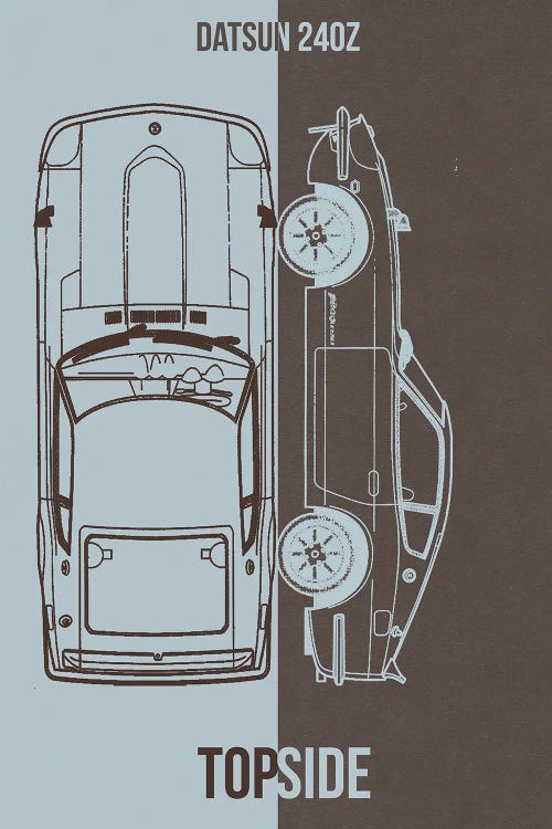Datsun 240Z by Joseph Fernando wall art