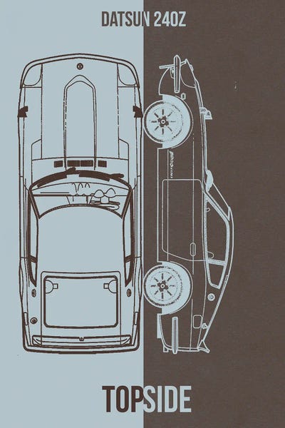Automobile Blueprints: Datsun 240Z by Joseph Fernando